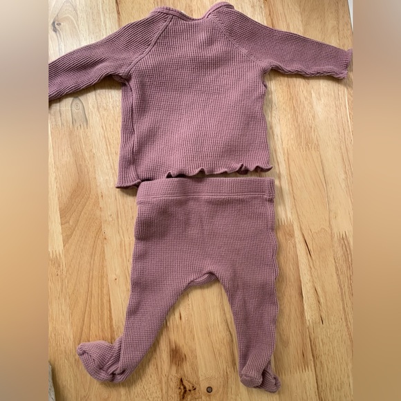 Spearmint Love Waffle Newborn Set - Picture 2 of 5